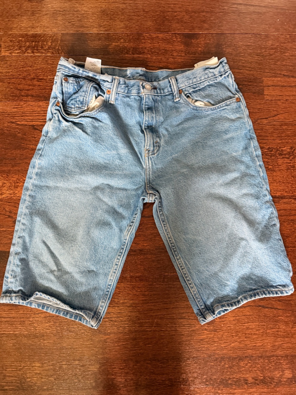 Levi's Light Blue Denim Relaxed jorts